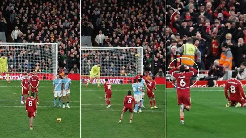 Kerkez até levou as mãos à cabeça: o golaço de Szoboszlai ao Man. City visto de outro ângulo