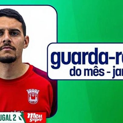 Lucas Paes eleito guarda-redes do mês de janeiro na 2.ª Liga