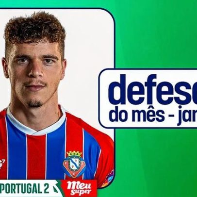 Pedro Rosas é defesa do mês na 2.ª Liga