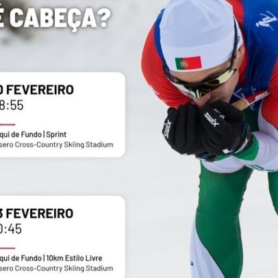 José Cabeça estreia Portugal nos Jogos Olímpicos de Inverno