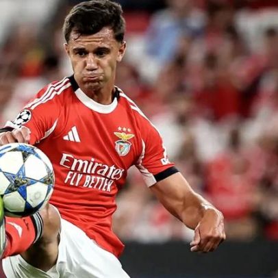 Henrique Araújo encostado no Benfica: números do avançado na equipa principal