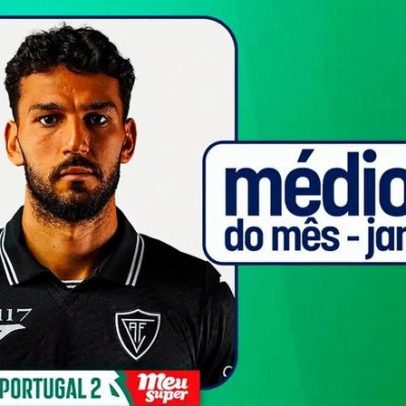 Soufiane Messeguem distinguido como médio do mês de janeiro da 2.ª Liga