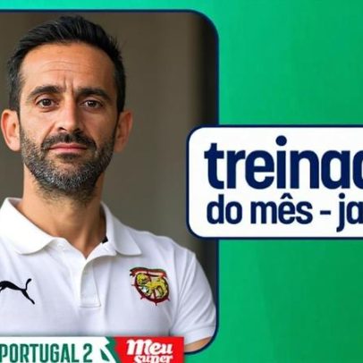 Miguel Moita eleito treinador do mês de janeiro na 2.ª Liga