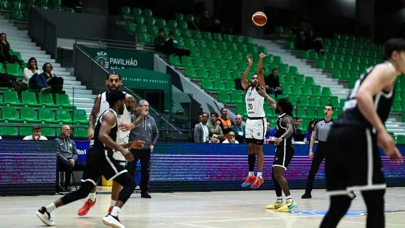 Basquetebol: Sporting CP vence BC Prievidza no Grupo M