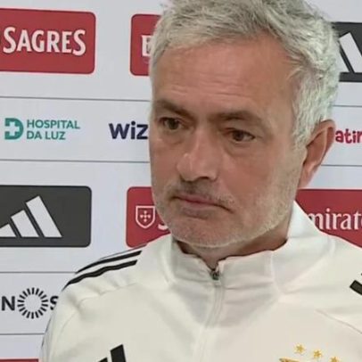 Mourinho evita jornalistas antes da receção ao AVS; fala amanhã na BTV