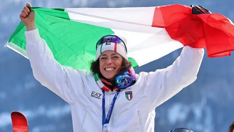Federica Brignone ganha a medalha de ouro no Super-G em Milão-Cortina'2026