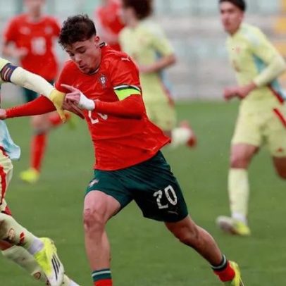 Sub-17 empata frente à Espanha no Torneio do Algarve
