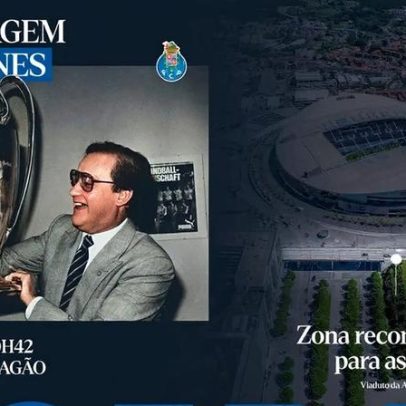 Drones vão iluminar a zona do Dragão em homenagem a Pinto da Costa