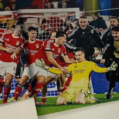 Benfica regista momento de Trubin no Campus e no Estádio da Luz