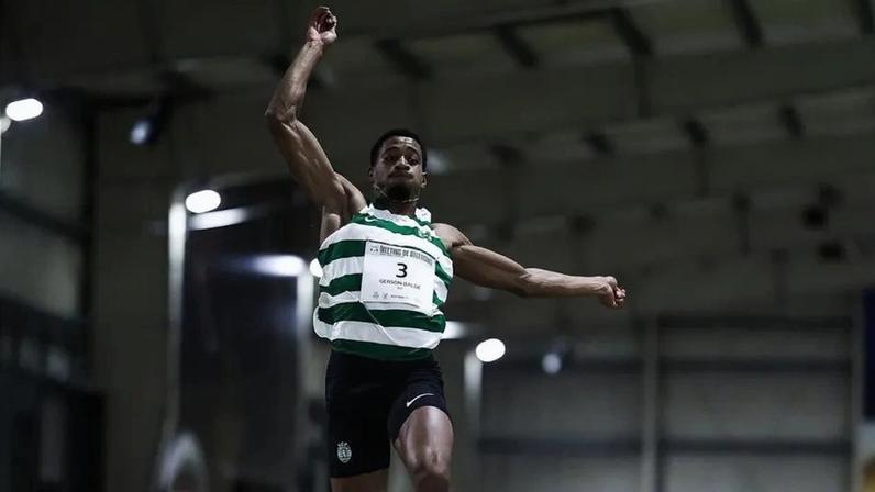 Gerson Baldé bate recorde de Carlos Calado no comprimento com 8.32 metros.