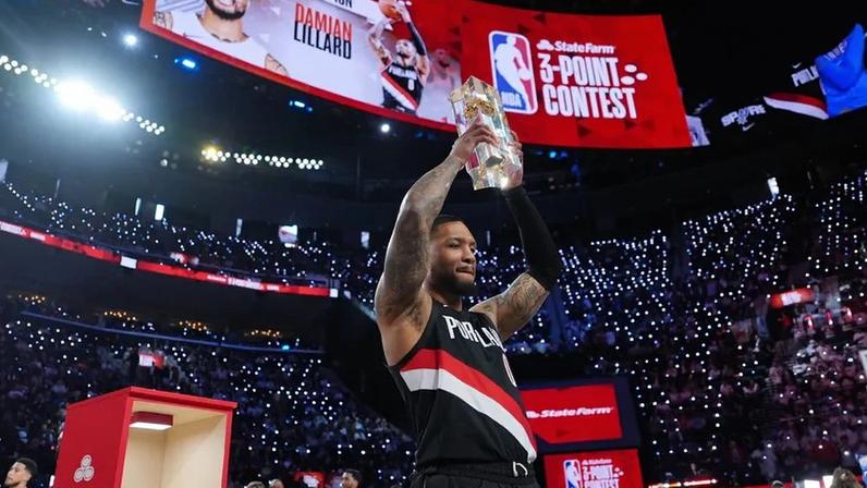 Damian Lillard vence concurso de triplos do All-Star