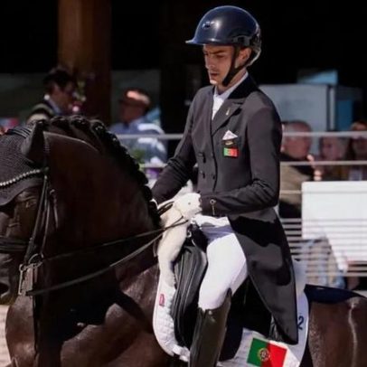 João Pedro Moreira fica em terceiro na Taça do Mundo de dressage em Neumünster