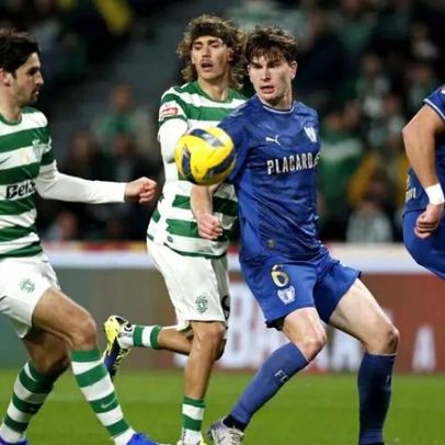 Sporting vence Famalicão por 1-0 em duelo com cinco factos