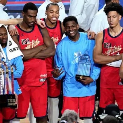 Jovens derrotam veteranos dos EUA na final do All-Star Game da NBA