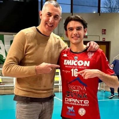 Guilherme Maia em destaque no Taranto Volley