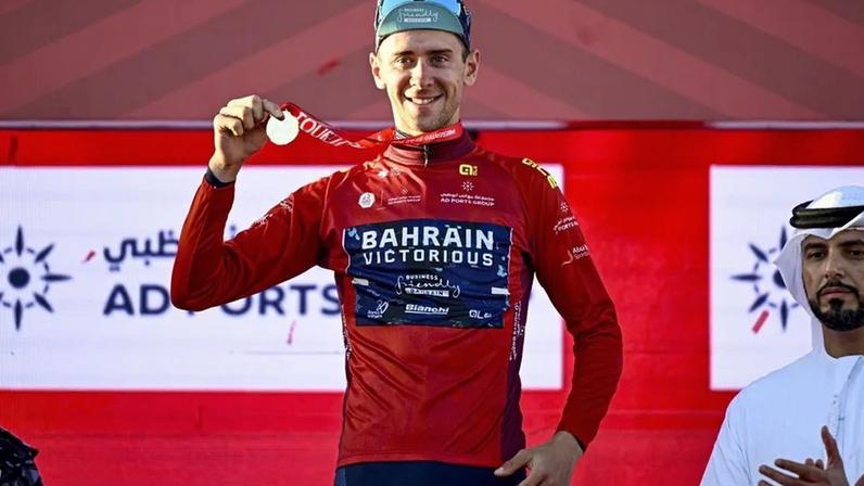 Tiberi vence na montanha e assume liderança do UAE Tour sobre Evenepoel