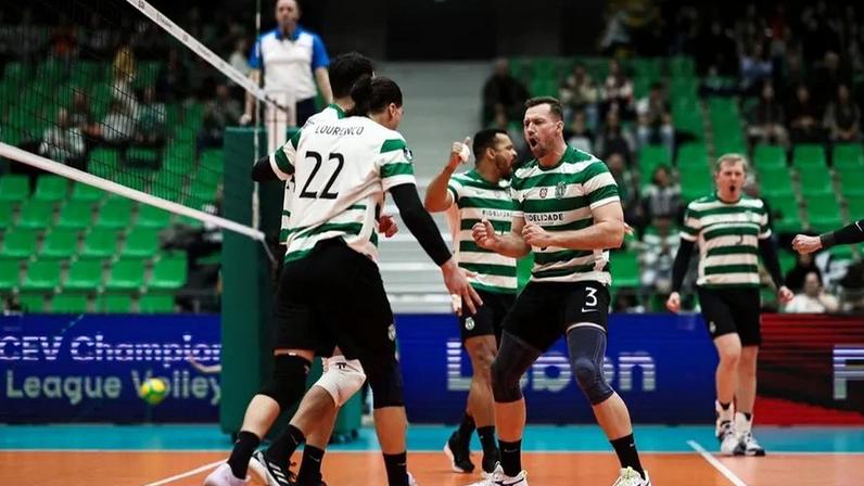 Leões festejam vitória no adeus à Europa