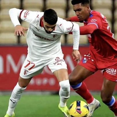 Sp. Braga ataca a baliza em posição inédita desde 2013/14