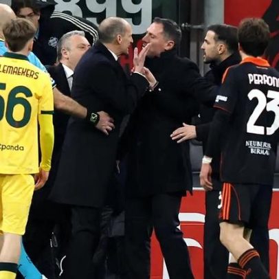 Tensão entre Allegri e Fàbregas após insulto durante treino