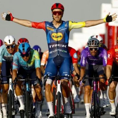 Milan repete vitória numa etapa da Volta aos Emirados; Tiberi continua líder