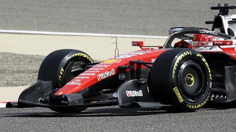 Charles Leclerc na pré-temporada de F1