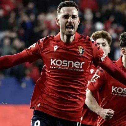 Osasuna vence o Real Madrid 2-1 num tropeço dos brancos