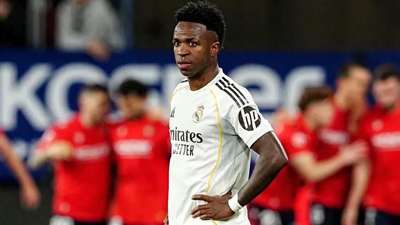 Vinícius Júnior marcou na derrota do Real Madrid frente ao Osasuna