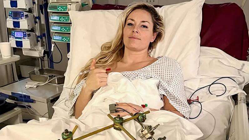 Lindsey Vonn foi já submetida a várias cirurgias à perna