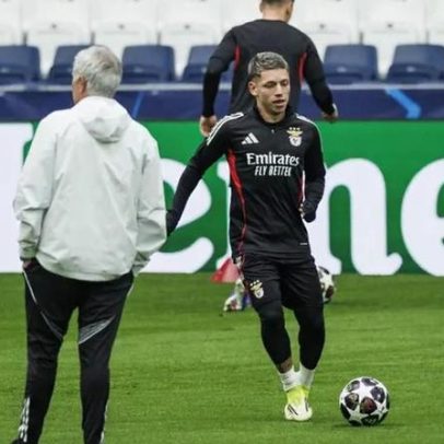 Real Madrid-Benfica com segurança reforçada por Prestianni e importância do jogo