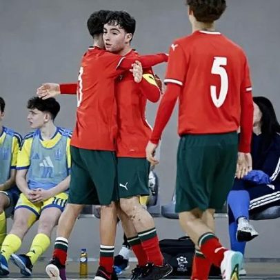 Sub-17 portugueses vencem Ucrânia num encontro internacional