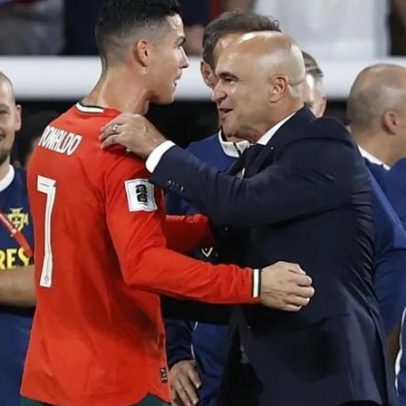 Roberto Martínez diz que Ronaldo é tema de elevador e que todos têm opinião