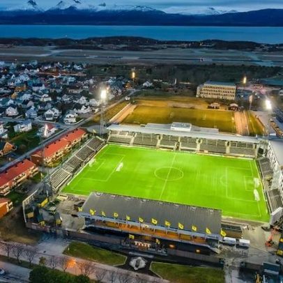 Bodo/Glimt, do Círculo Polar Ártico, com orgulho