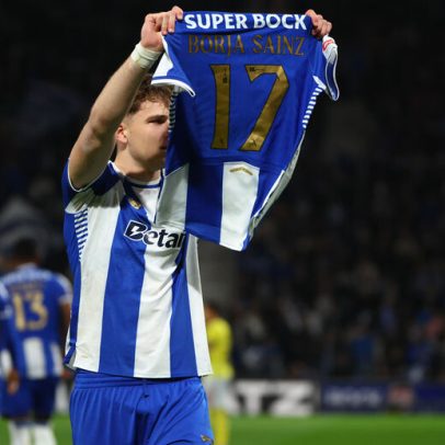 Dragão parou aos 17 minutos com Borja Sainz em campo