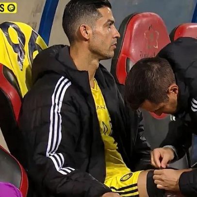 Cristiano Ronaldo sai lesionado no triunfo do Al Nassr sobre o Al Fayha