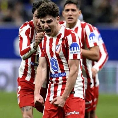 Atlético de Madrid vence Oviedo com golo de Julián Álvarez aos 90+4