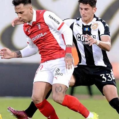 Nacional-SP perde 1-2 frente ao Braga com final dramático