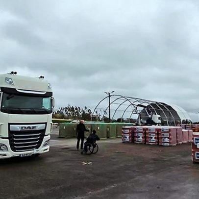 Moimenta da Beira envia materiais de construção e alimentos para Leiria