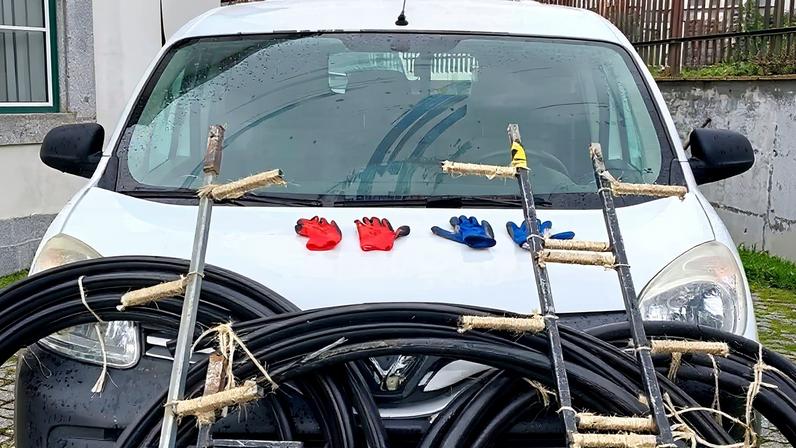 Dois homens detidos no Fundão por furto de metais não preciosos