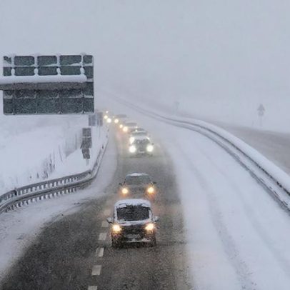 Distrito de Viseu sob Aviso Laranja por queda de neve