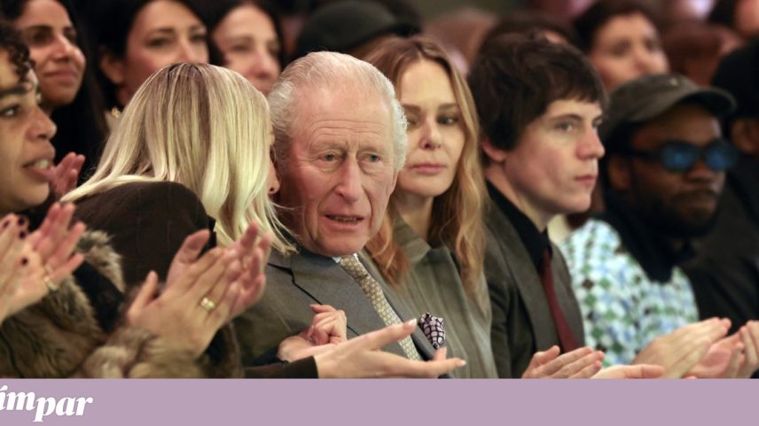 Britain's King Charles arrives to watch British/Nigerian fashion designer Tolu Coker's AW26 catwalk show on the opening day of London Fashion Week, in London, Britain, February 19, 2026.
