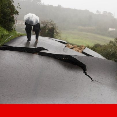 Proteção Civil alerta para derrocadas; 26 mil clientes da E-Redes sem energia