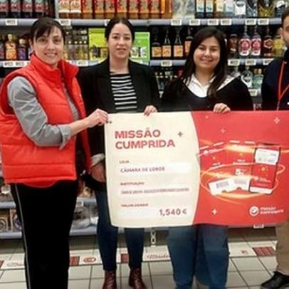 Câmara de Lobos recebe 1.540 euros da Campanha de Natal da Missão Continente