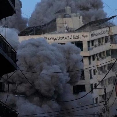 Ataque aéreo israelita atinge prédio em Beirute, deixando pelo menos seis mortos