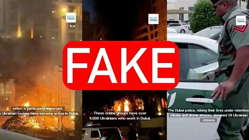 Vídeos falsos da Euronews publicados nas redes sociais