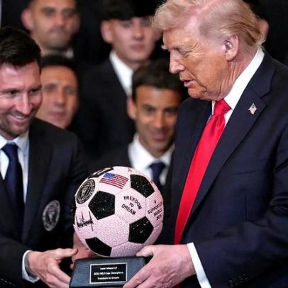 Messi e Inter Miami encontram Trump na Casa Branca