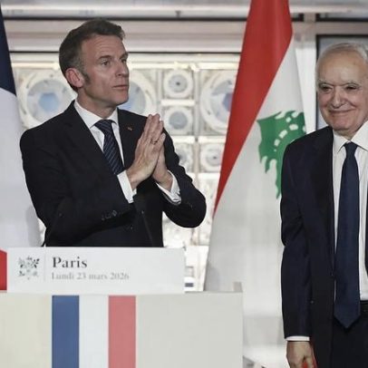 Macron inaugura exposição sobre património libanês e avisa Israel sobre ocupação