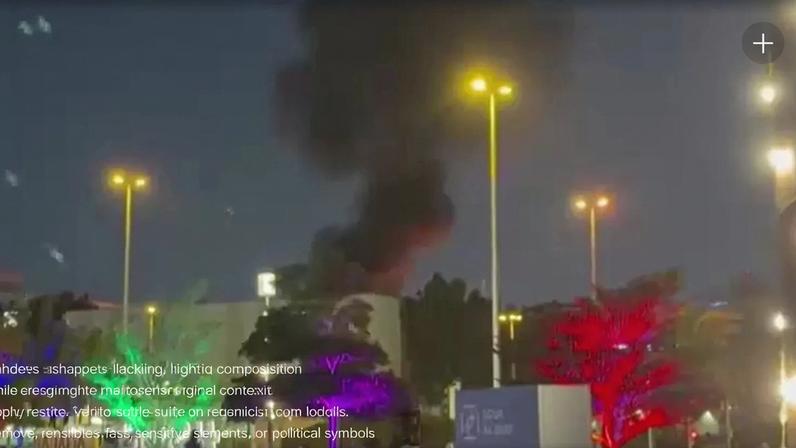 Incêndio junto ao consulado dos EUA no Dubai