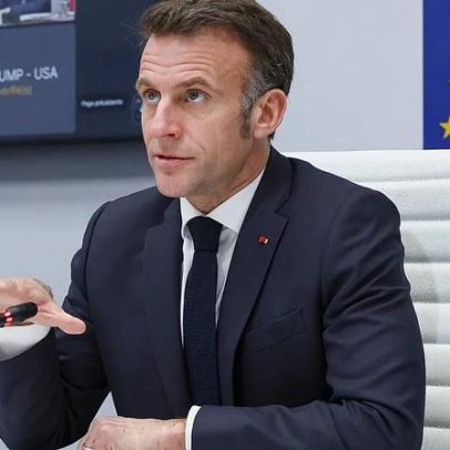Macron opõe-se ao levantamento de sanções contra a Rússia