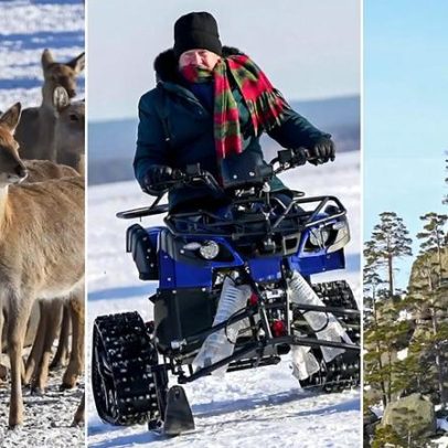 Aventuras e lendas antigas nas florestas nevadas de Burabay