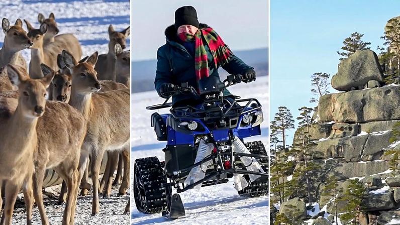 Aventuras e lendas antigas nas florestas nevadas de Burabay